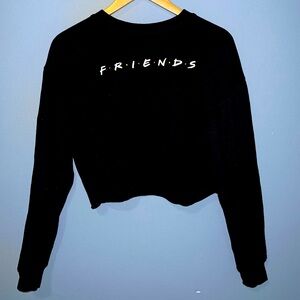 cropped friends sweater size s
